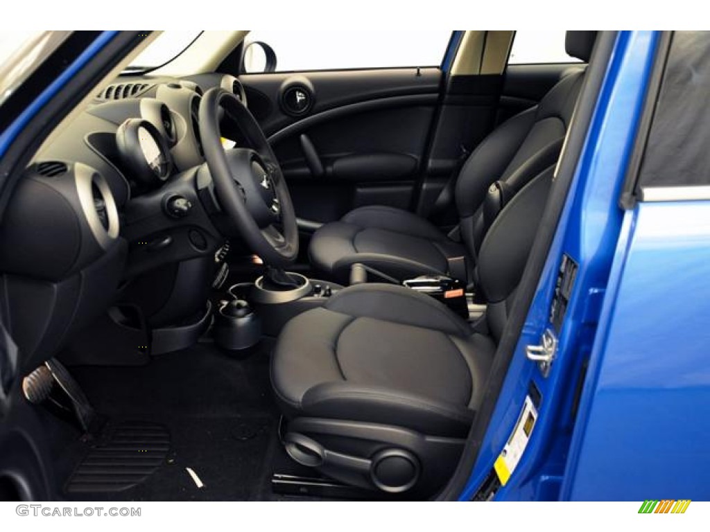 Carbon Black Interior 2012 Mini Cooper S Countryman All4 AWD Photo #66644042