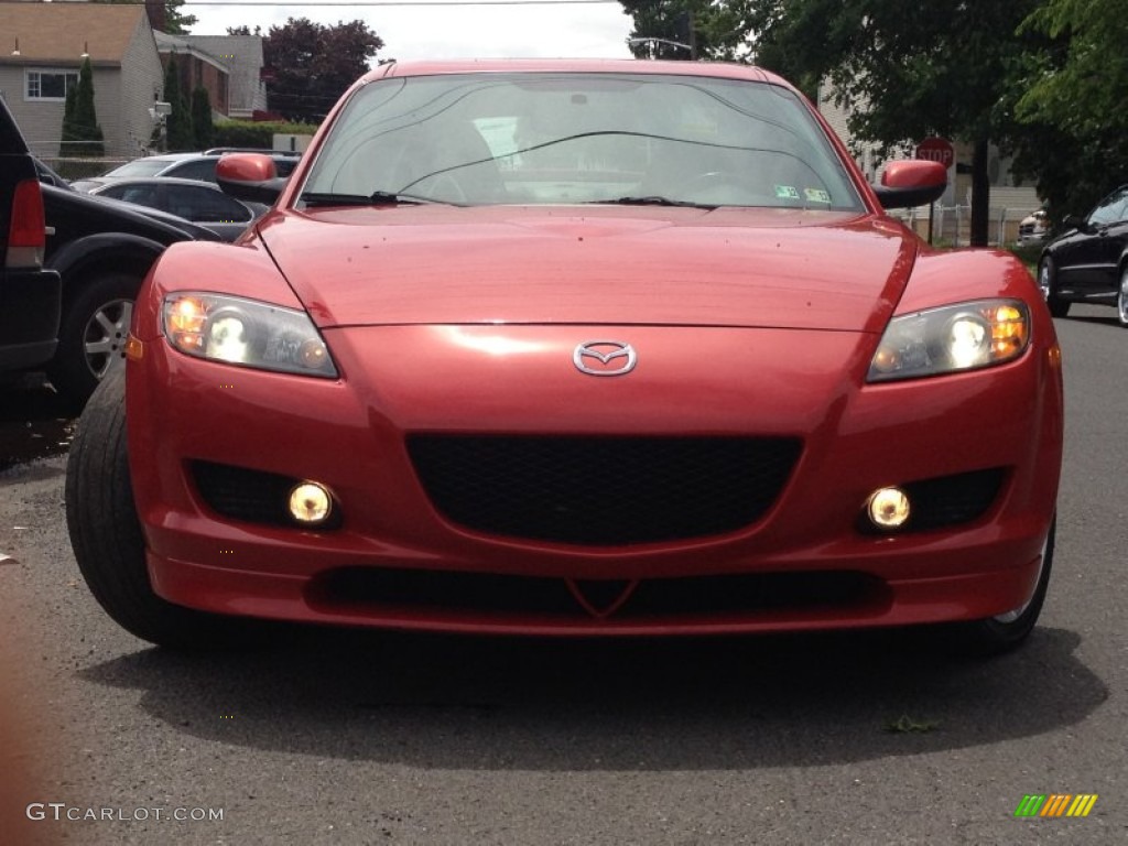 2004 RX-8  - Velocity Red Mica / Black/Red photo #4
