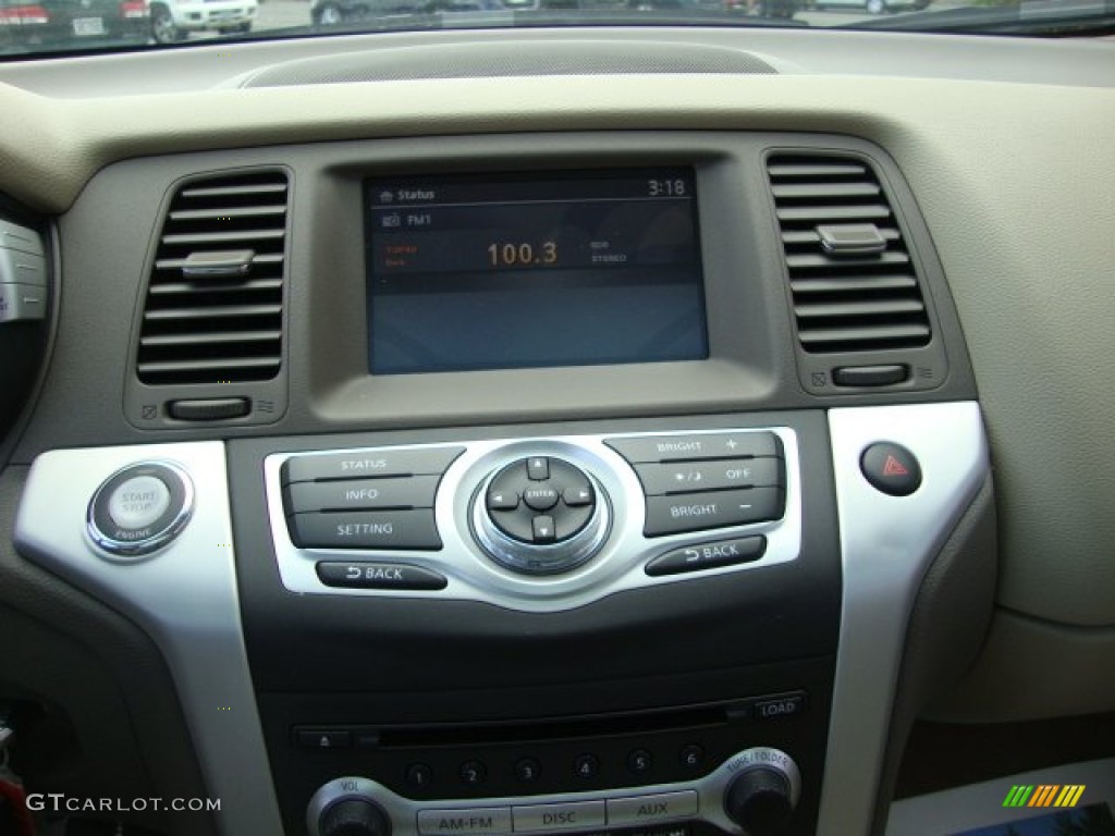 2009 Murano SL AWD - Merlot Metallic / Beige photo #20