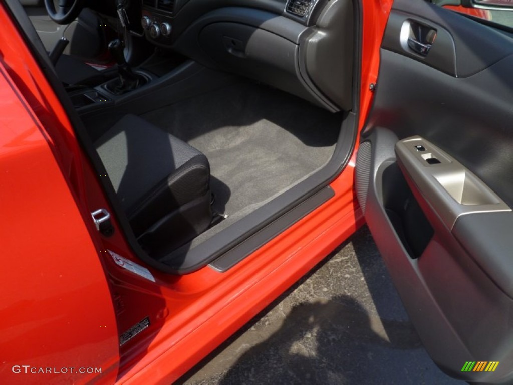 2008 Impreza WRX Sedan - Lightning Red / Carbon Black photo #11