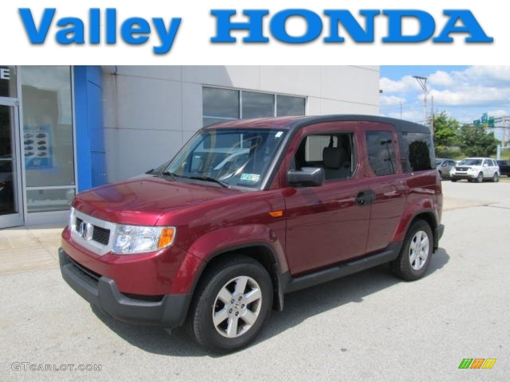 2010 Element EX 4WD - Tango Red Pearl / Gray photo #1
