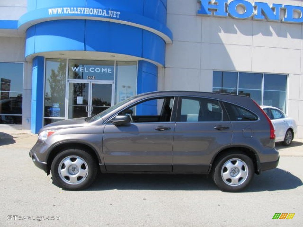 2009 CR-V LX 4WD - Urban Titanium Metallic / Black photo #2