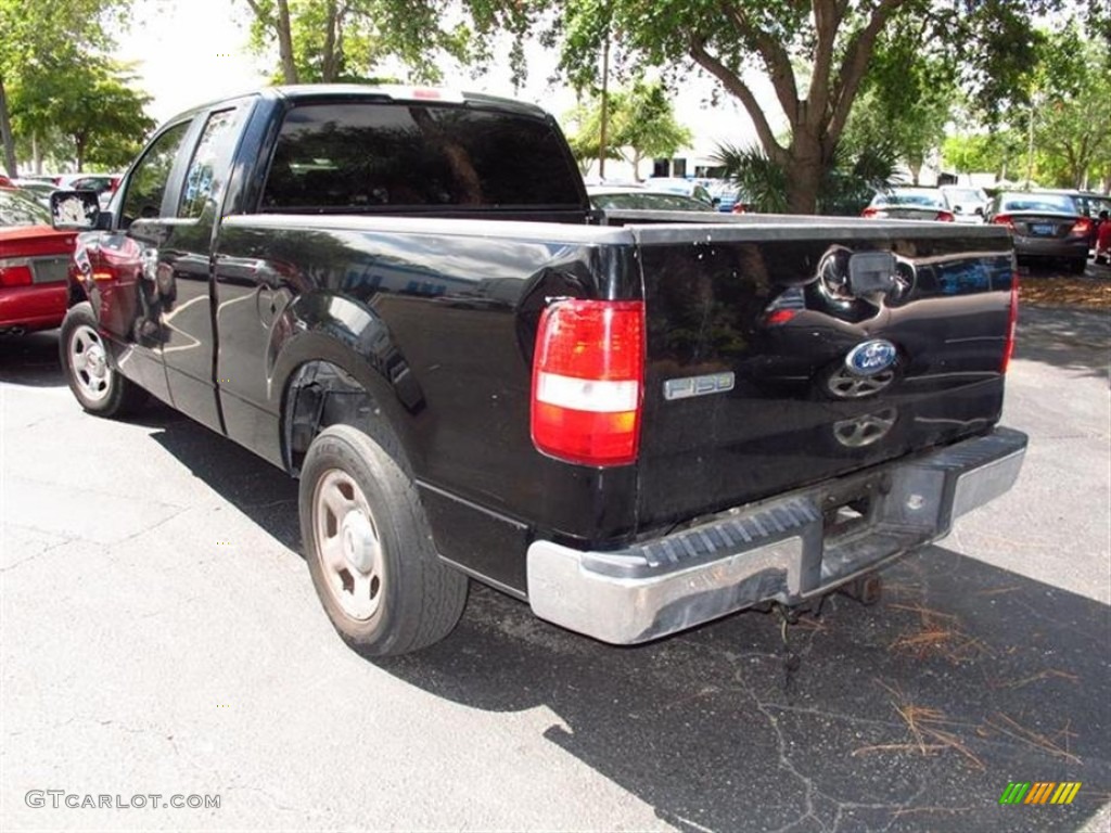 2006 F150 XLT SuperCab - Black / Tan photo #3