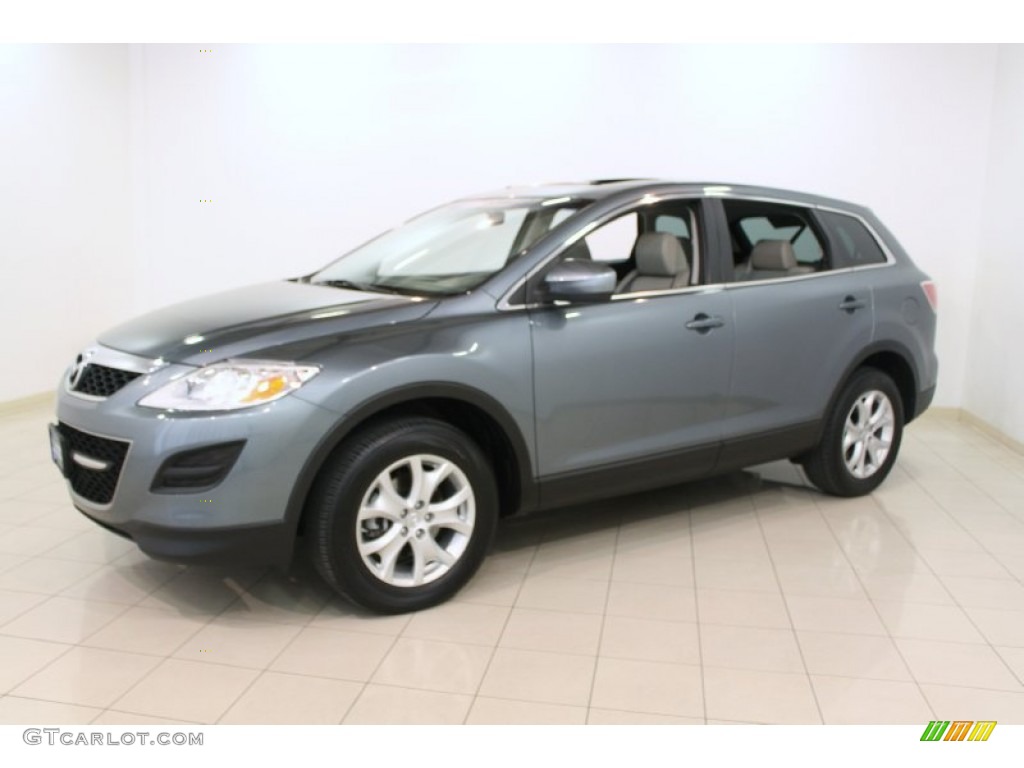 Dolphin Gray Mica 2011 Mazda CX-9 Touring AWD Exterior Photo #66648122