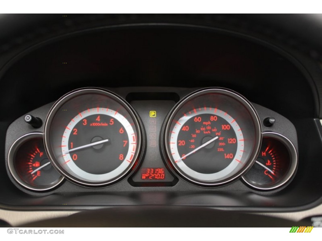 2011 Mazda CX-9 Touring AWD Gauges Photo #66648176