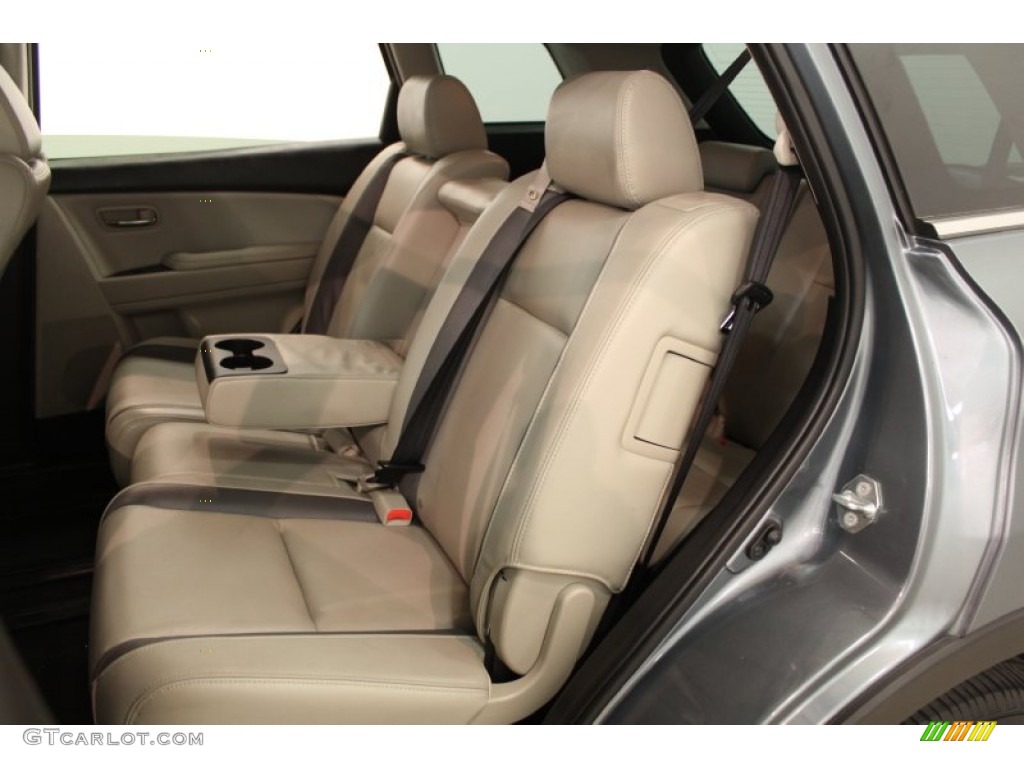 Sand Interior 2011 Mazda CX-9 Touring AWD Photo #66648284
