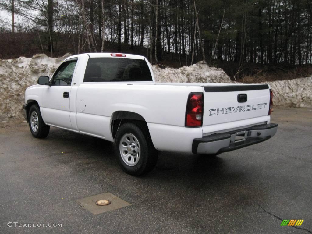 2005 Silverado 1500 Regular Cab - Summit White / Dark Charcoal photo #9