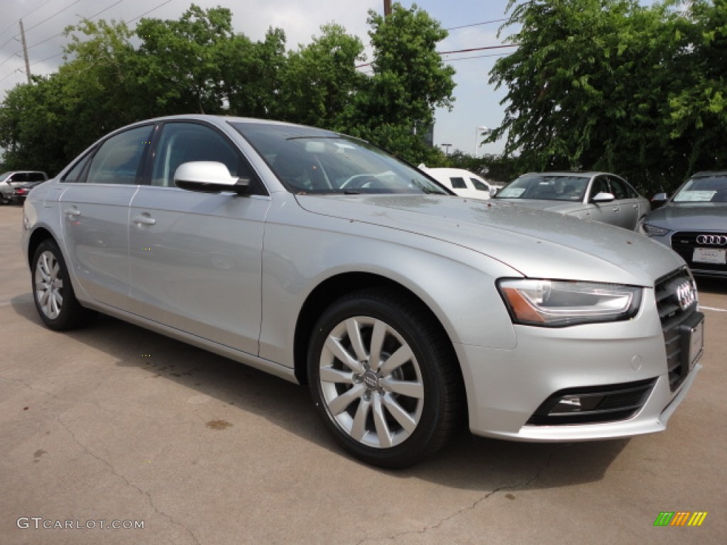 Ice Silver Metallic 2013 Audi A4 2.0T quattro Sedan Exterior Photo #66648560