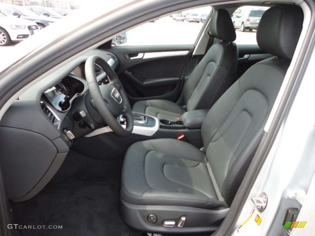 Black Interior 2013 Audi A4 2.0T quattro Sedan Photo #66648596