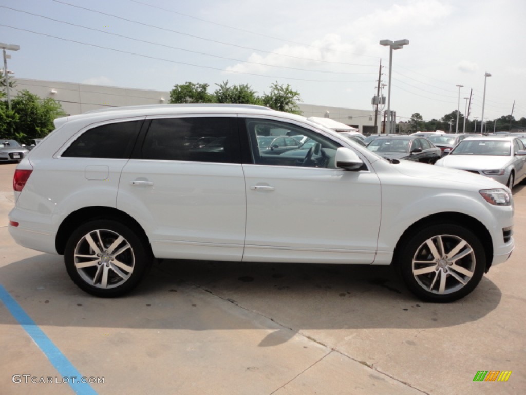 Glacier White Metallic 2012 Audi Q7 3.0 TDI quattro Exterior Photo #66649040