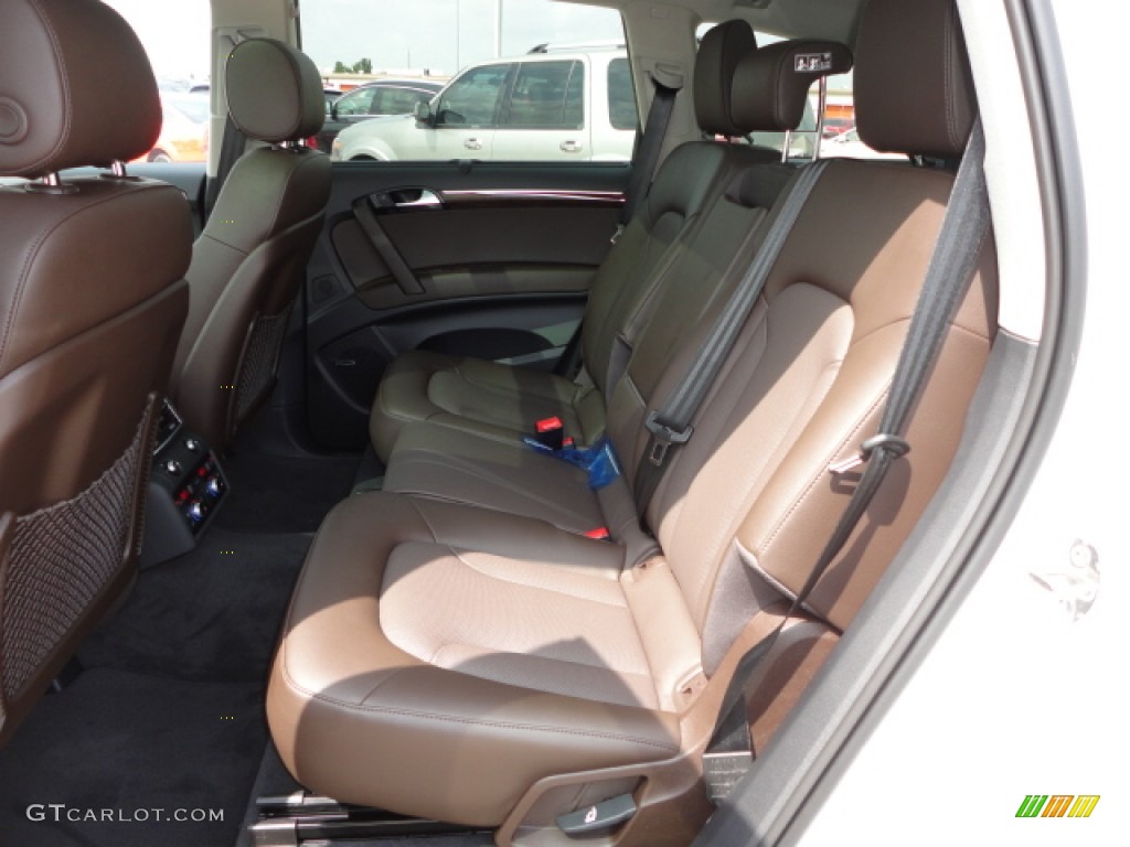 Espresso Brown Interior 2012 Audi Q7 3.0 TDI quattro Photo #66649058