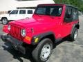 2006 Flame Red Jeep Wrangler SE 4x4  photo #1