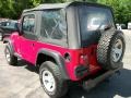 2006 Flame Red Jeep Wrangler SE 4x4  photo #13