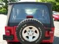 2006 Flame Red Jeep Wrangler SE 4x4  photo #14
