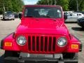 2006 Flame Red Jeep Wrangler SE 4x4  photo #16