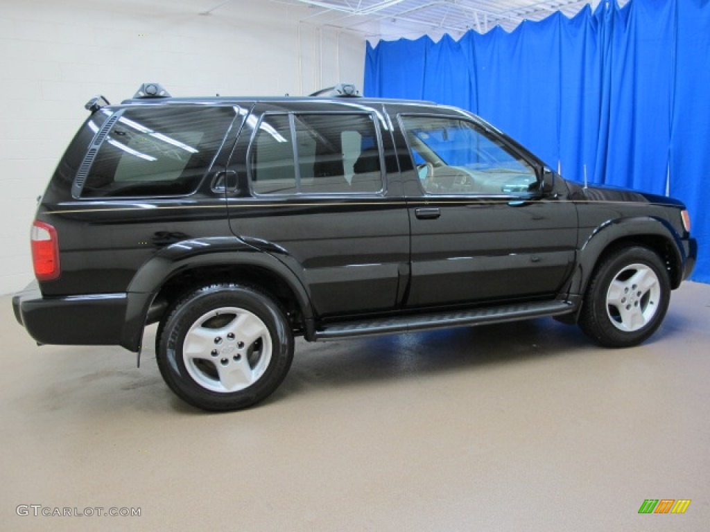 2001 QX4 4x4 - Black Obsidian / Stone Beige photo #10