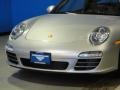 2009 Arctic Silver Metallic Porsche 911 Carrera 4 Cabriolet  photo #3