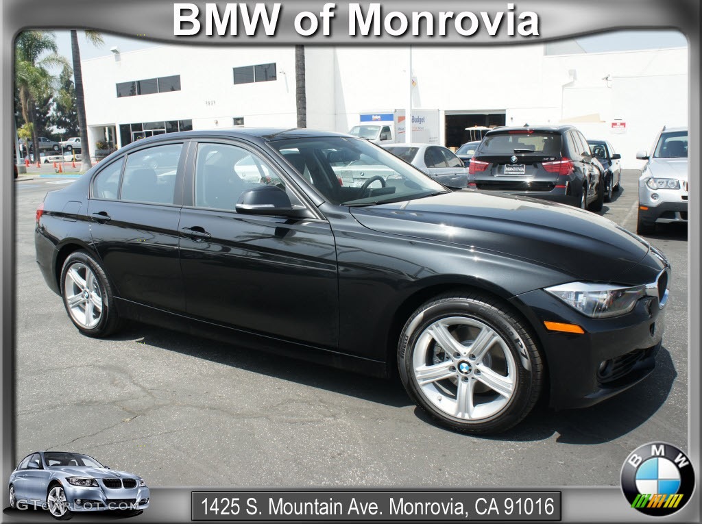 2012 3 Series 328i Sedan - Black Sapphire Metallic / Black photo #1