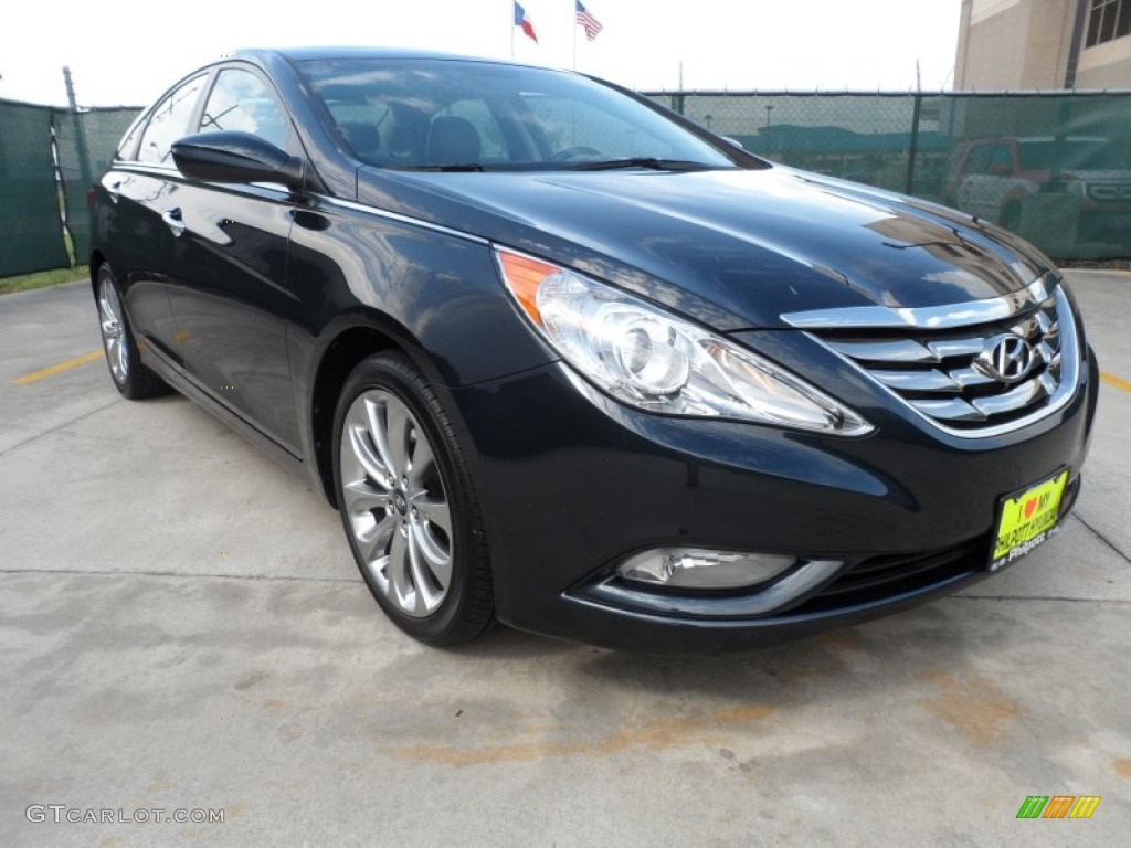 2011 Sonata SE - Pacific Blue Pearl / Gray photo #1