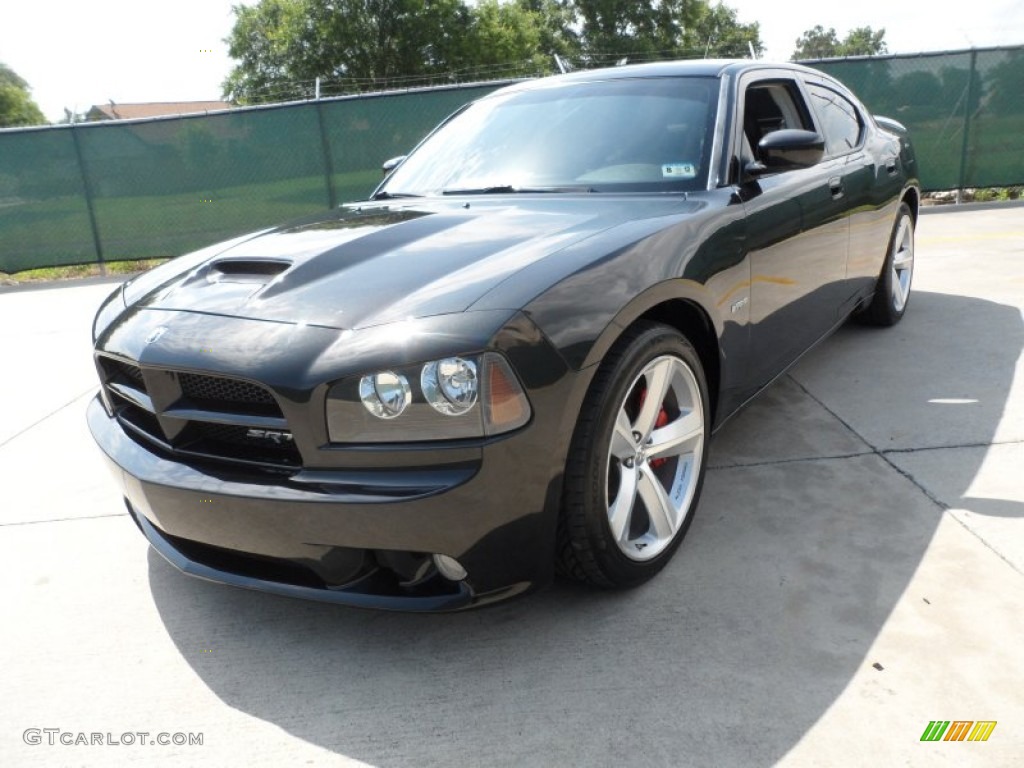 Brilliant Black Crystal Pearl 2008 Dodge Charger SRT-8 Exterior Photo #66652025