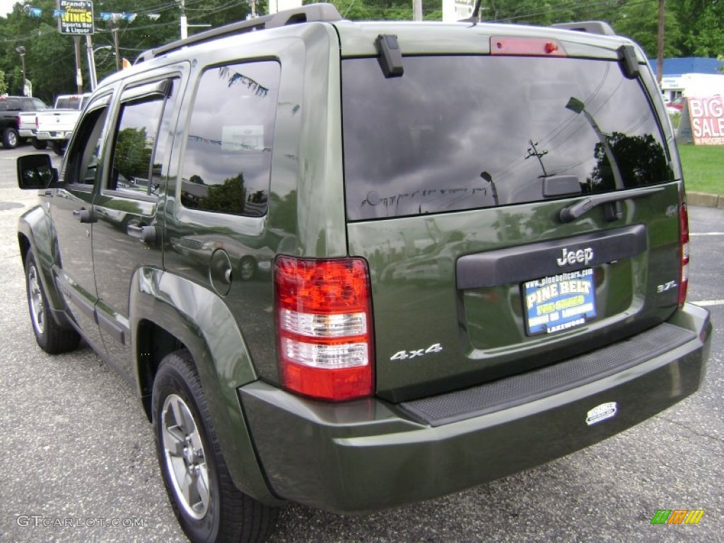 2008 Liberty Sport 4x4 - Jeep Green Metallic / Pastel Slate Gray photo #6