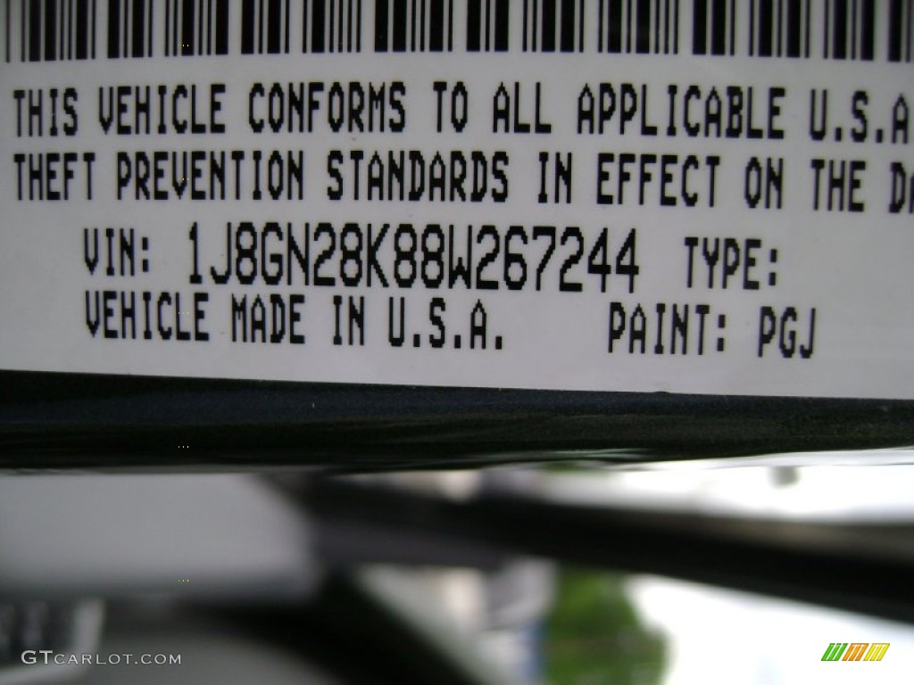 2008 Liberty Sport 4x4 - Jeep Green Metallic / Pastel Slate Gray photo #15