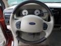 2005 Ford F250 Super Duty Castano Brown Leather Interior Steering Wheel Photo
