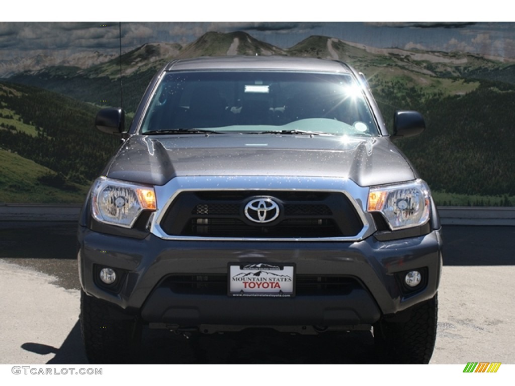2012 Tacoma V6 TRD Double Cab 4x4 - Magnetic Gray Mica / Graphite photo #2