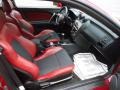 Black/Red 2007 Hyundai Tiburon SE Interior Color