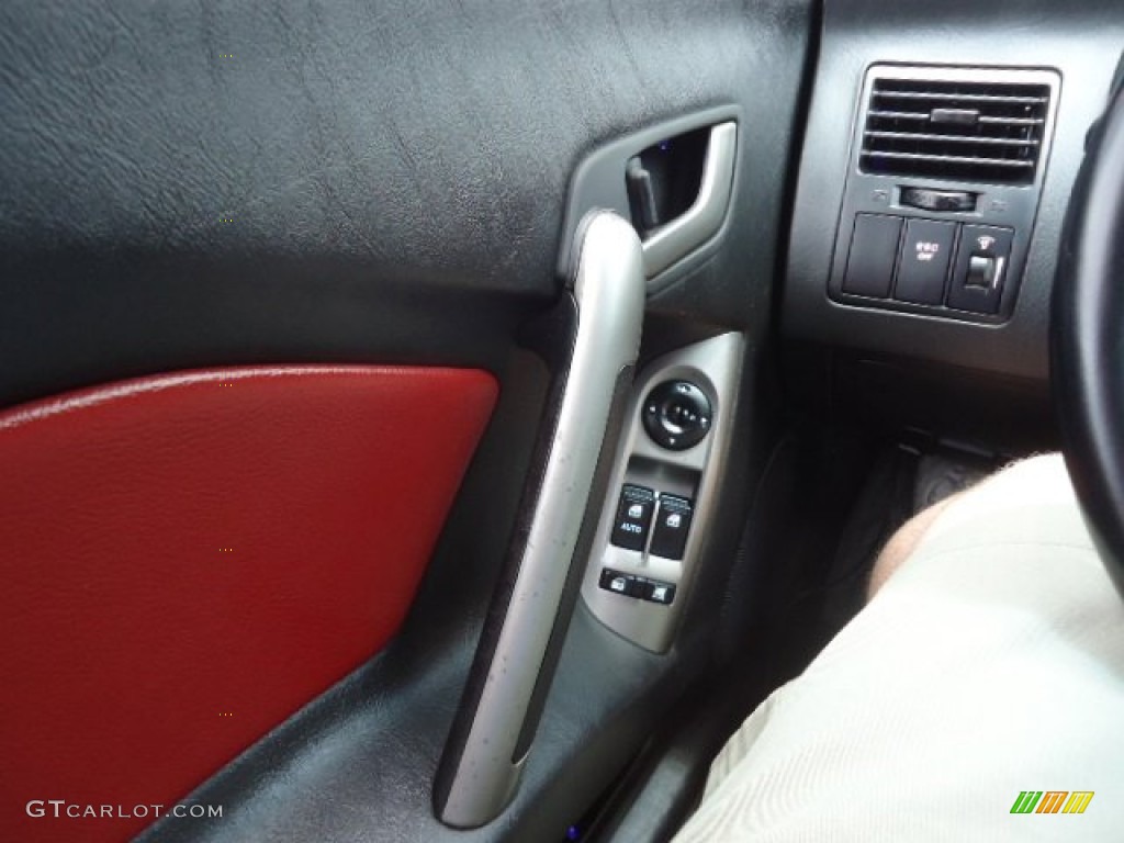 2007 Tiburon SE - Redfire Pearl / Black/Red photo #15