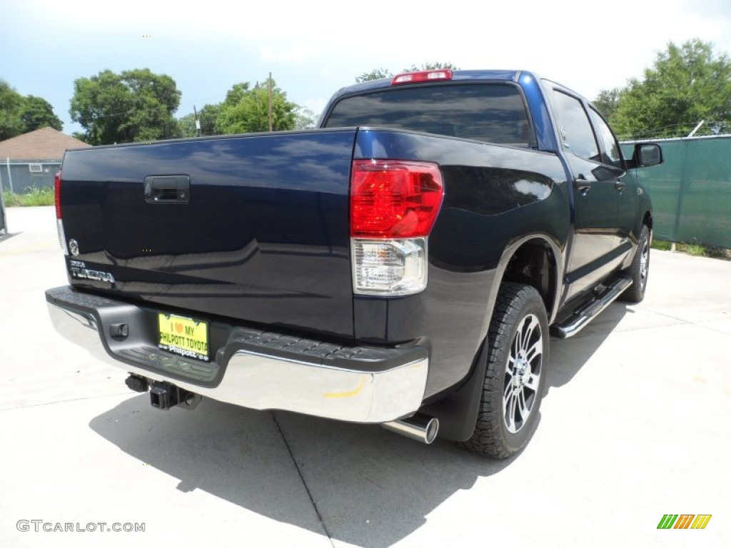 2012 Tundra Texas Edition CrewMax - Nautical Blue Metallic / Graphite photo #3