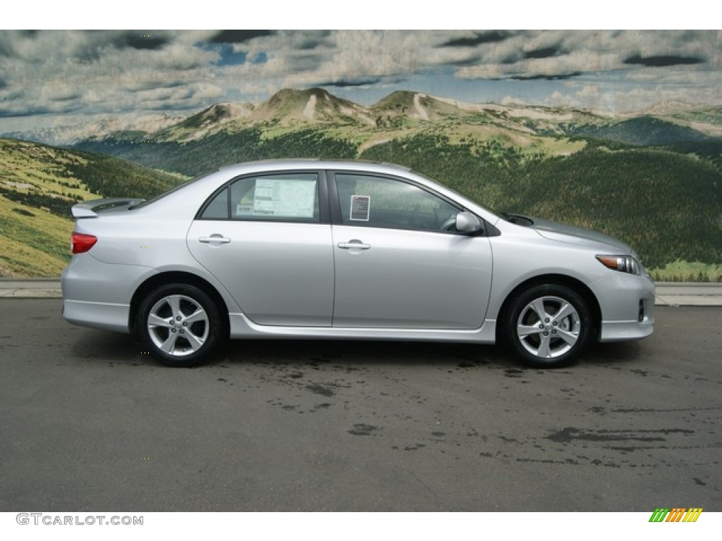 Classic Silver Metallic 2012 Toyota Corolla S Exterior Photo #66655307