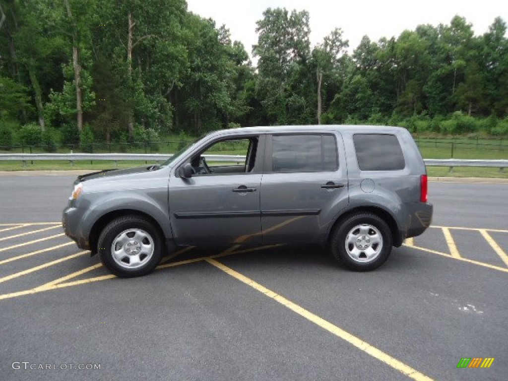 2010 Pilot LX 4WD - Polished Metal Metallic / Black photo #4