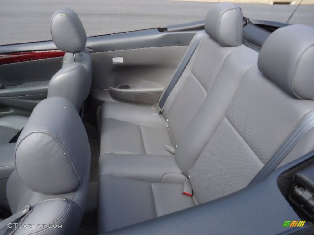 Dark Stone Interior 2005 Toyota Solara SLE V6 Convertible Photo #66657008