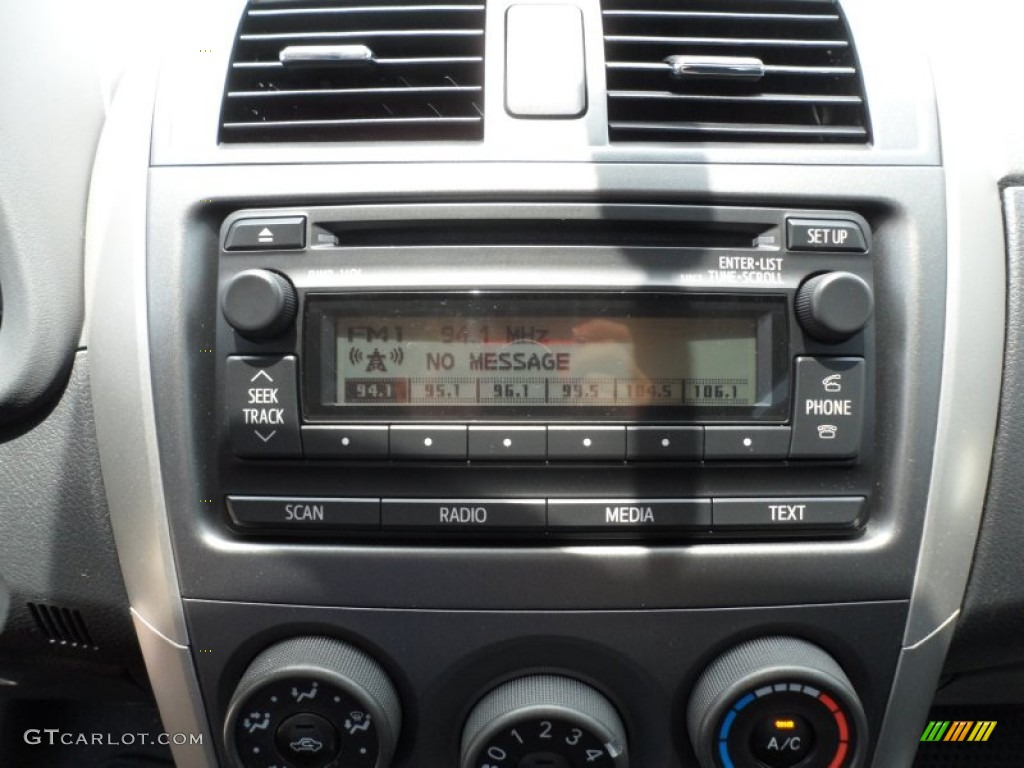 2012 Toyota Corolla S Audio System Photo #66657473