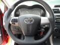 2012 Toyota Corolla Dark Charcoal Interior Steering Wheel Photo