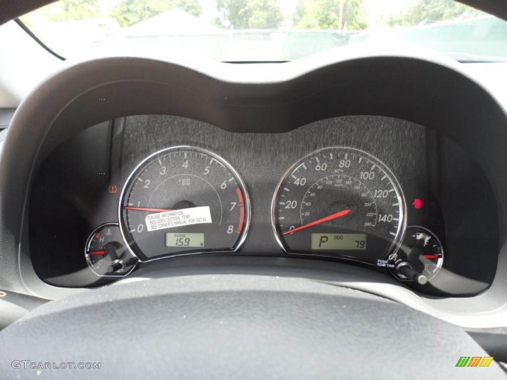 2012 Toyota Corolla S Gauges Photo #66657515