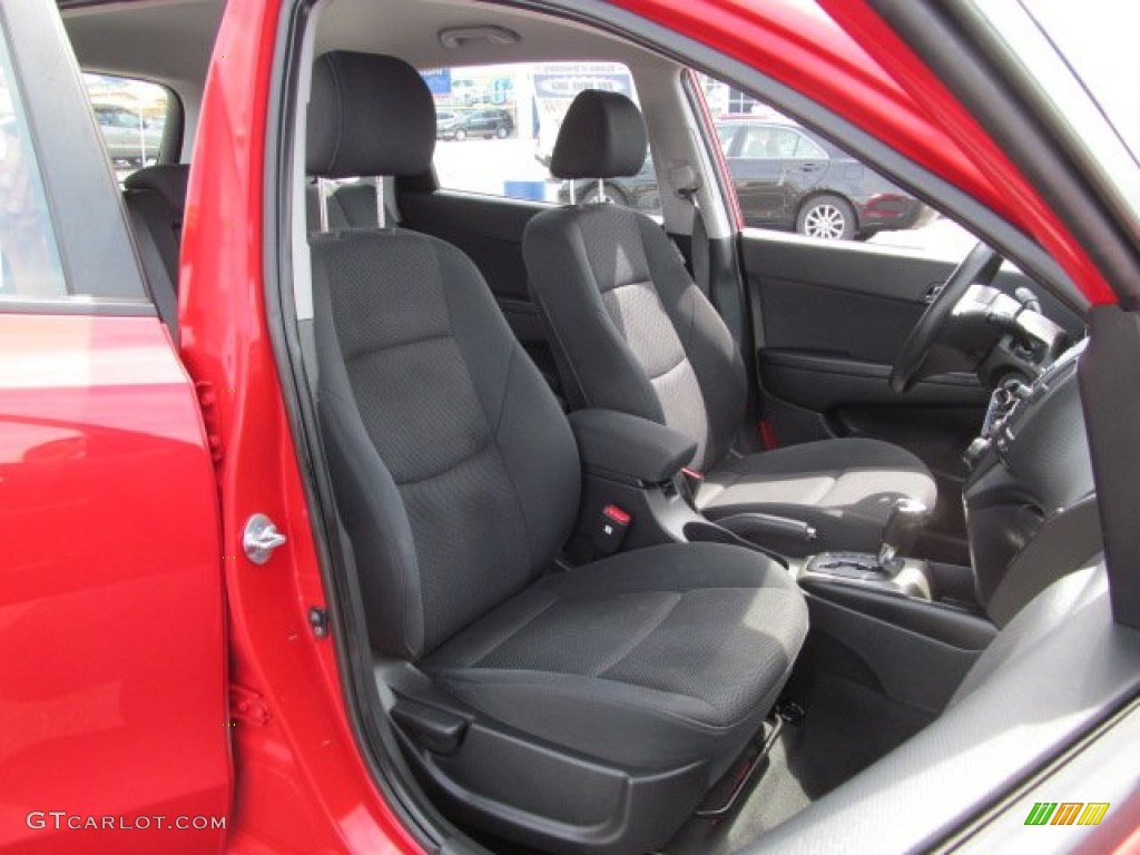 2009 Elantra Touring - Chilipepper Red / Black photo #11