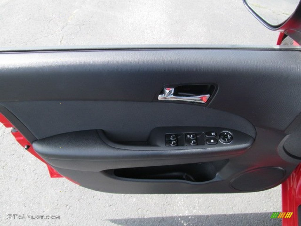 2009 Elantra Touring - Chilipepper Red / Black photo #14