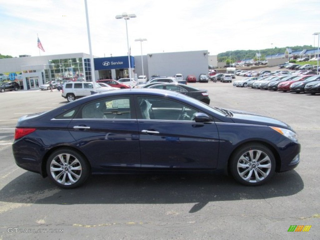 2013 Sonata SE - Indigo Night Blue / Gray photo #2