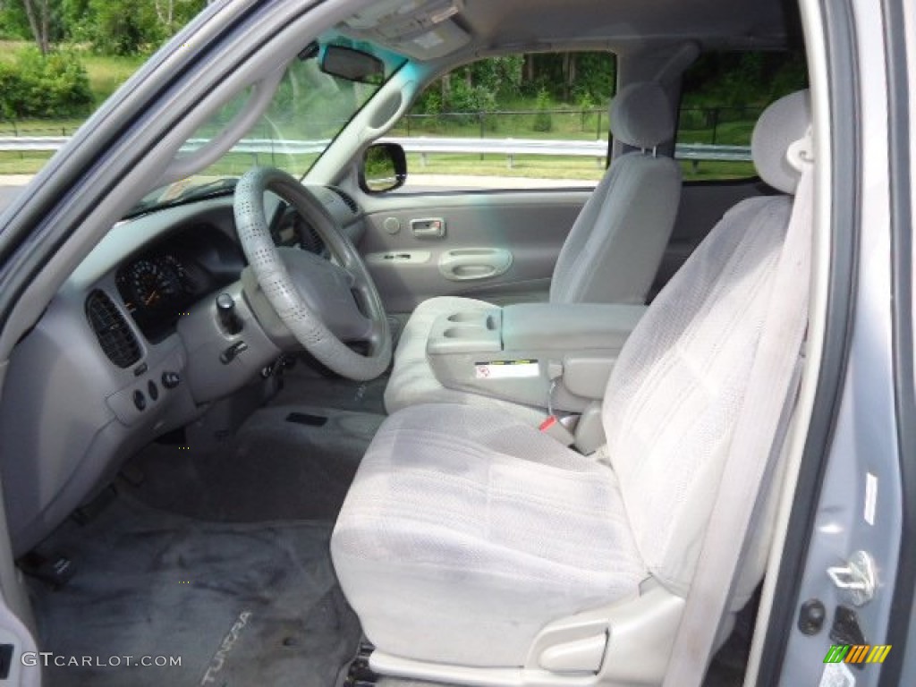 Gray Interior 2000 Toyota Tundra SR5 Extended Cab 4x4 Photo #66658592