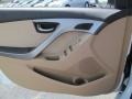 2013 Shimmering White Hyundai Elantra GLS  photo #6