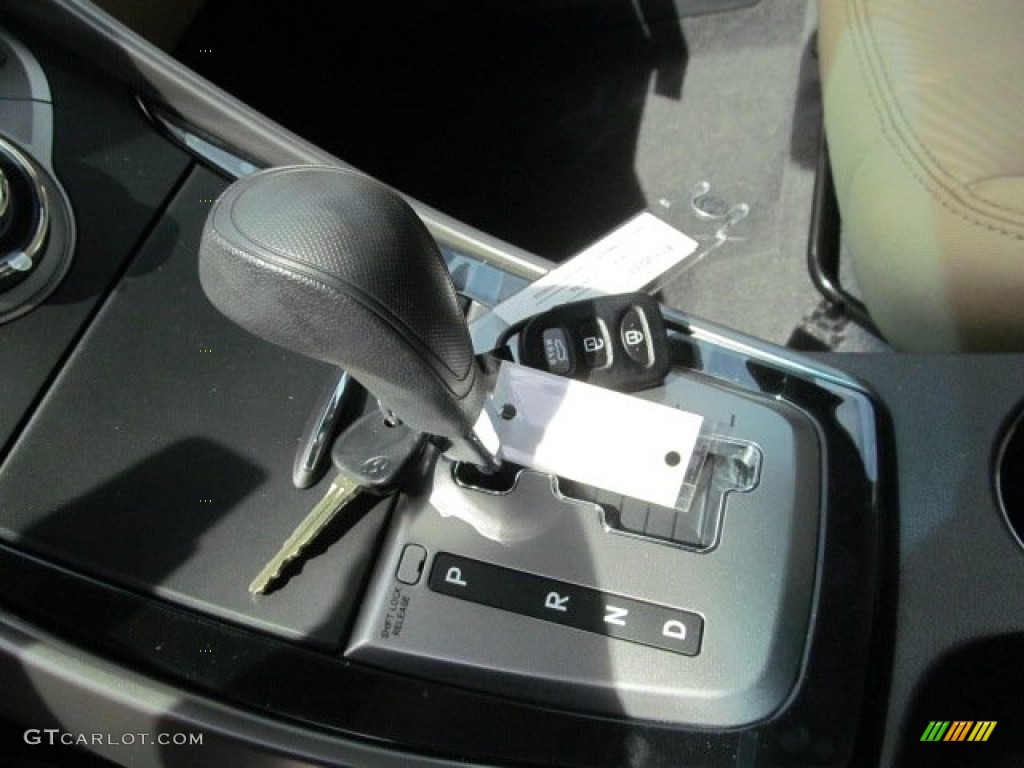 2013 Elantra GLS - Shimmering White / Beige photo #8