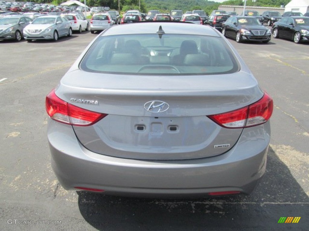 2013 Elantra Limited - Titanium Gray Metallic / Black photo #5