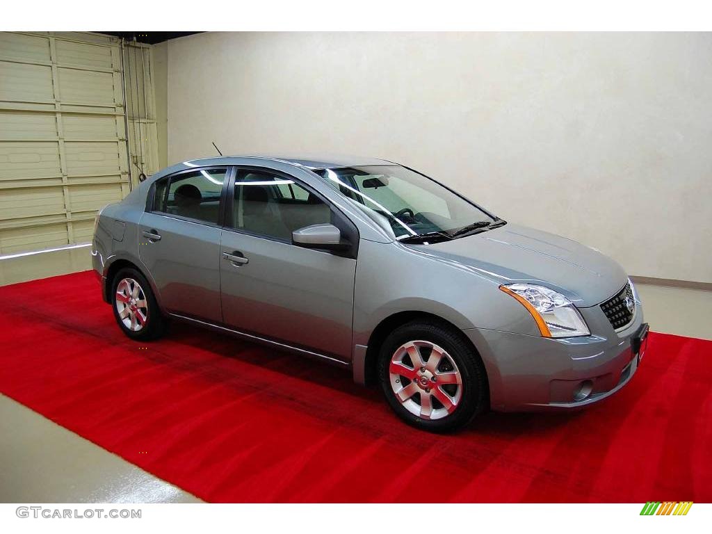 2008 Sentra 2.0 S - Magnetic Gray / Charcoal/Steel photo #1