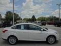 2012 White Platinum Tricoat Metallic Ford Focus SEL Sedan  photo #9