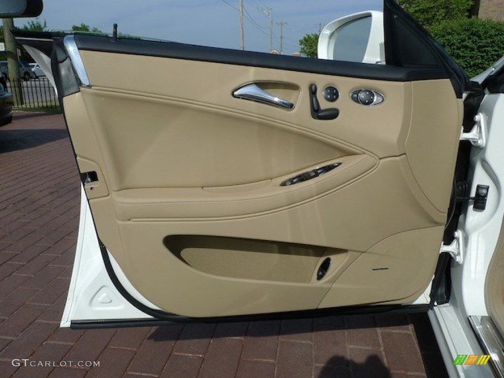 2011 Mercedes-Benz CLS 550 Cashmere Door Panel Photo #66661529