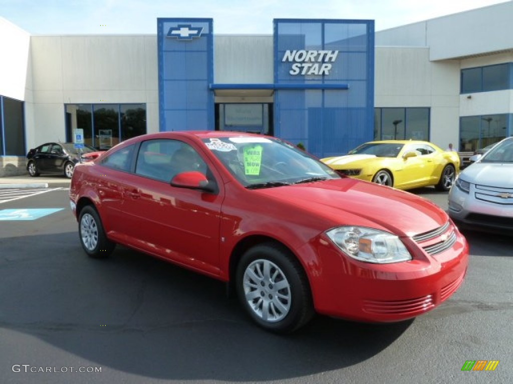 2009 Cobalt LT Coupe - Victory Red / Ebony photo #1