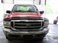 2002 Red Clearcoat Ford F250 Super Duty Lariat SuperCab 4x4  photo #6