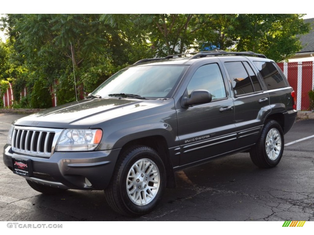 2004 Grand Cherokee Limited 4x4 - Graphite Metallic / Sandstone photo #3